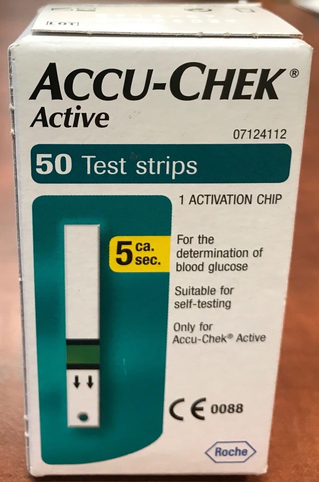 Accu_chek Active Blood Glucose Diabetic Test Strips